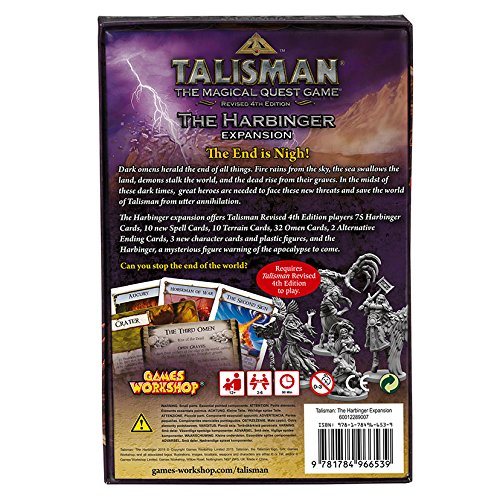 Games Workshop gaw89007 No Talisman: The Harbinger Expansion, Juego