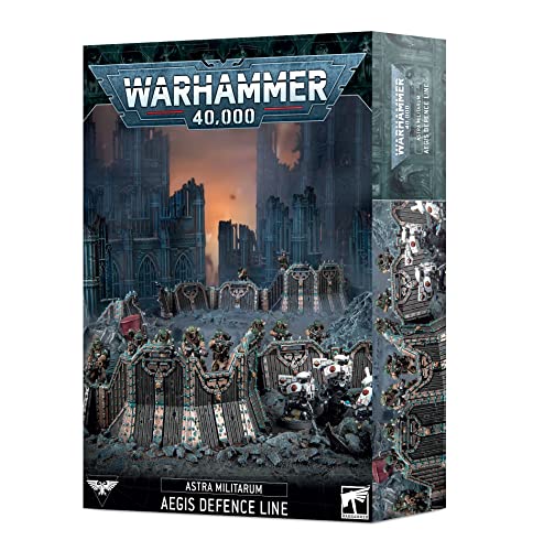 Games Workshop - Warhammer 40.000 - Astra Militarum: línea de defensa Aegis