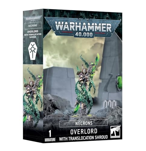Games Workshop - Warhammer 40.000 - Necrones: Overlord + Cubierta de Translocación