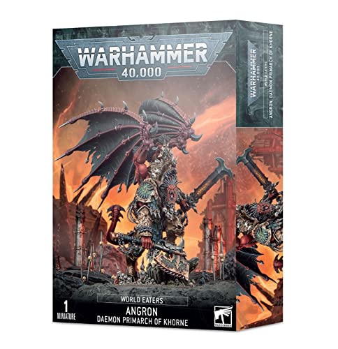 Games Workshop Warhammer 40k - Espacio Marino del Caos World Eaters Angron, Primarca Demon de Khorne