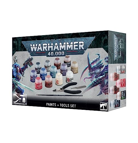 GAMES WORKSHOP Warhammer 40K: Paints & Tools Set