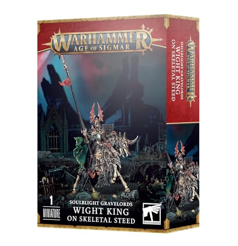 Games Workshop - Warhammer - Age of Sigmar - Soulblight Gravelords Gravelords: Wight King On Steed