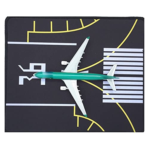 Gane 1: 400 Aeropuerto Aviones de pasajeros Pista Modelo Civil Airbus Boeing Plane Plane Modelo Avión Escena de Aviones Mostrar Juguete También Mouse Pad (Color : Runway)