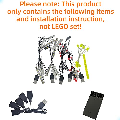 GEAMENT Kit de Luces LED Compatible con Lego Death Star - Conjunto de luz para Star Wars 75159 & 10188 (Juego Lego no Incluido)