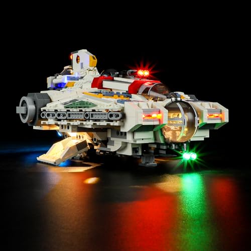 GEAMENT Kit de Luces LED Compatible con Lego Star Wars Espíritu y Fantasma II (Ghost & Phantom II) 75357 (Juego Lego no Incluido)