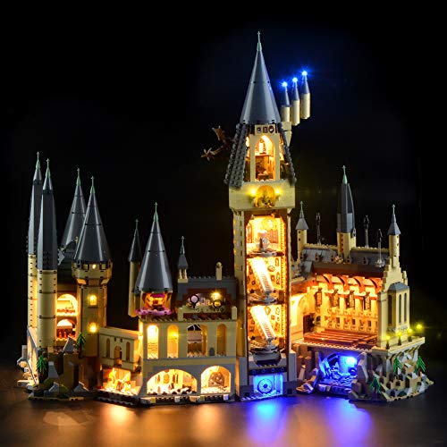 GEAMENT Kit de Luces LED para Castillo de Hogwarts (Hogwarts Castle) - Compatible con Harry Potter Lego 71043 (Juego Lego no Incluido) (con Instrucciones)