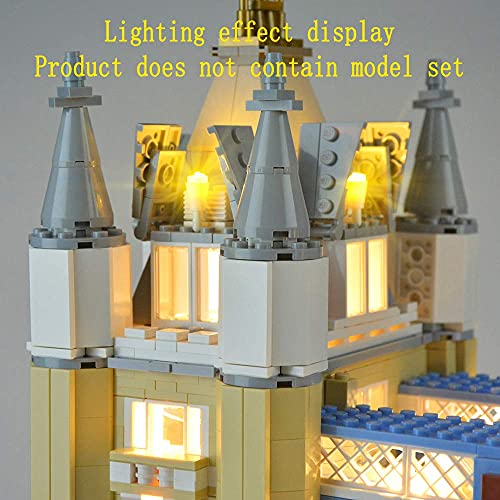 GEAMENT Kit de Luces LED para El Puente de Londres (Tower Bridge) - Compatible con Lego Creator 10214 (Juego Lego no Incluido) (con Instrucciones)