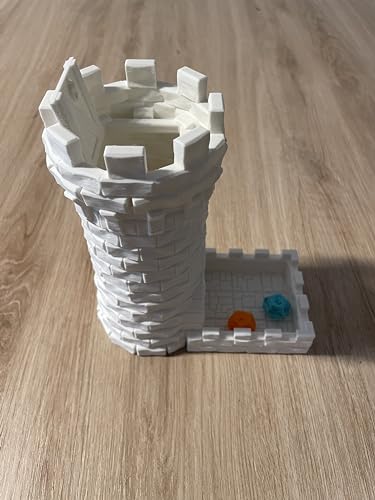 Genérico LaTienduca3D- Torre de Dados de Juegos (Dice Tower) Impresa en 3D Medieval