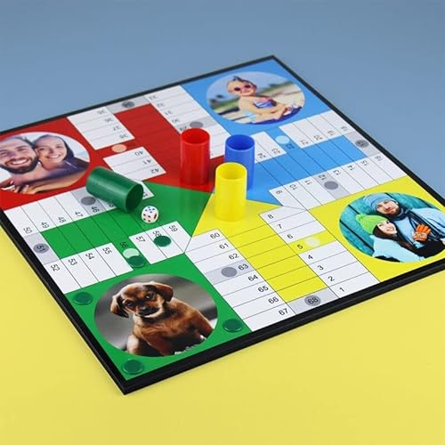 Genérico Parchís Personalizado con Fotos | Juegos de Mesa Personalizados para niños y niñas