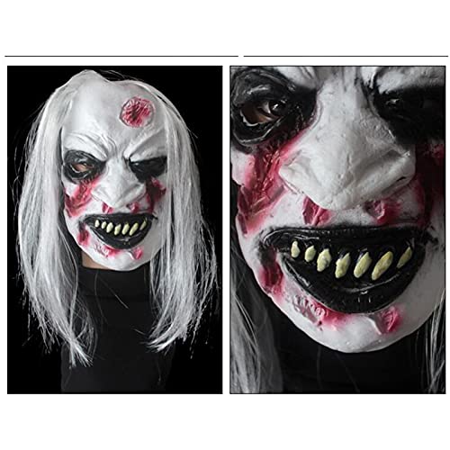 Genérico Terror Mascara Halloween para Adultos, Máscaras de Monstruo Máscara espeluznante de Látex para Carnaval, Fiesta de Halloween, Cosplay, Fiesta de disfraces