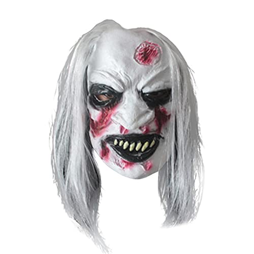 Genérico Terror Mascara Halloween para Adultos, Máscaras de Monstruo Máscara espeluznante de Látex para Carnaval, Fiesta de Halloween, Cosplay, Fiesta de disfraces