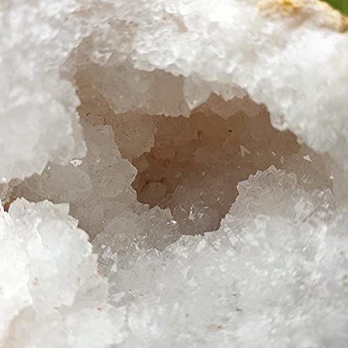 Geodas cerradas de cuarzo de cristal de roca para romperse, juego de 5 piedras