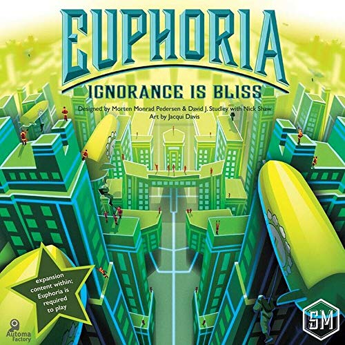 Ghenos Games - Euphoria Ignorance IS Bliss Expansión Juego de Mesa en Italiano, 1