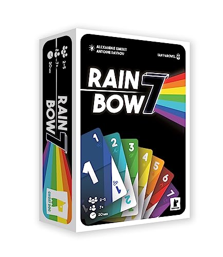 Ghost Dog - Rainbow 7 - Card Game -Easy To Learn and Quick To Play - Ages 7 and up - 2-5 Players - Multilingual: English & French