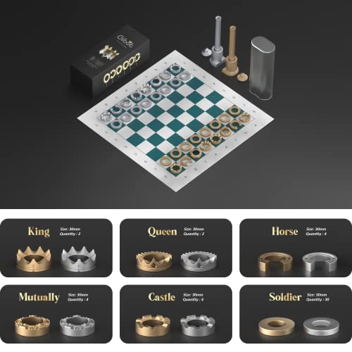 Gibot Juego de ajedrez portátil nuevo concepto tablero de ajedrez