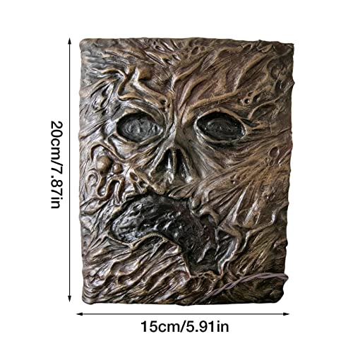 GIMOCOOL Necronomicon Ex-Mortis, Necronomicon Book Prop Horror Movie Wiccan Spellbook Grimoire, The Book of The Dead, Book of Spells Decoration Costume Notebook Journal