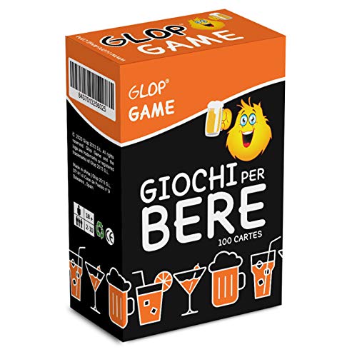 Glop Game - Giochi per Bere - Giochi Alcolici per Feste - Giochi da Tavolo per Adulti - Giochi di Carte Adulti - Giochi di società - Dinking Game - Idee Regalo