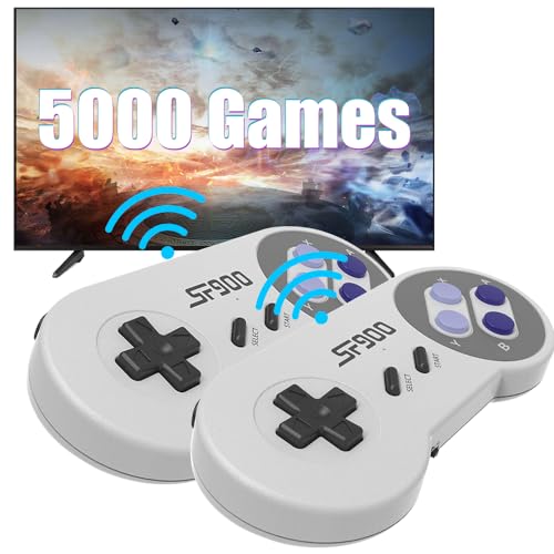 Gobesty Retro Game Stick más de 5000 Juegos, Salida HDMI 4K y Controlador inalámbrico de 2.4 GHz para conectar y Jugar en la televisión