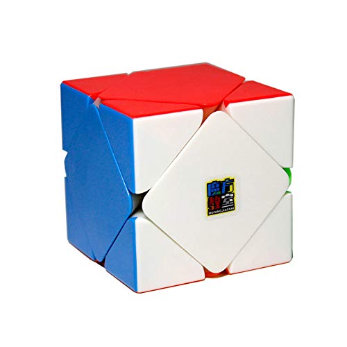 Gobus MoYu MoFangJiaoShi Cubing Classroom Meilong Series Meilong Skewb Magic Puzzle Cube Smooth Twist Puzzle Cube Juguetes Especiales (Stickerless)