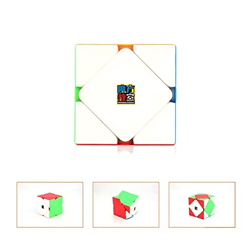 Gobus MoYu MoFangJiaoShi Cubing Classroom Meilong Series Meilong Skewb Magic Puzzle Cube Smooth Twist Puzzle Cube Juguetes Especiales (Stickerless)