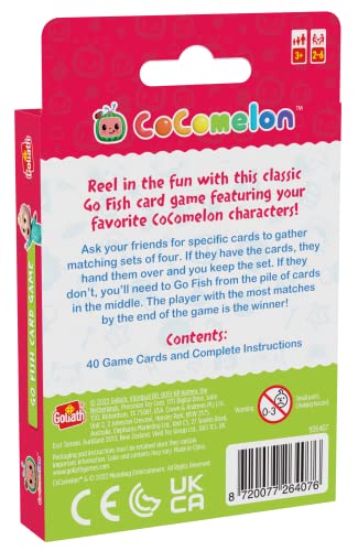Goliath Games Cocomelon Go Fish Juegos para niños de 3 a 6 Jugadores, 926407.124, Talla única