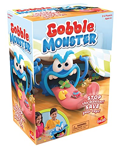 Goliath Games Gobble Monster Kids Games | para Mayores de 4 años | para 2-4 Jugadores