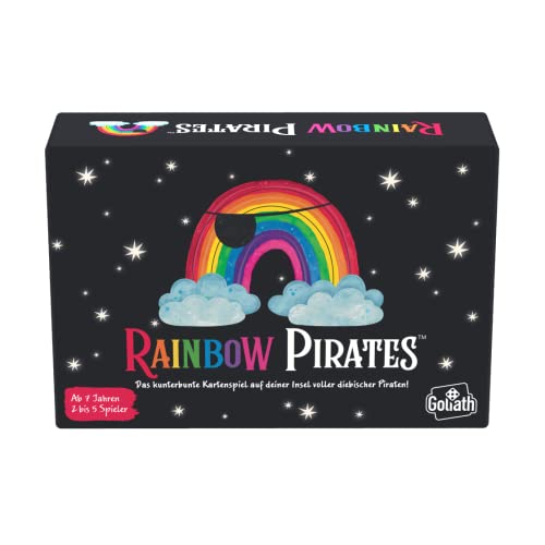 Goliath Rainbow Pirates, Juegos de Cartas a Partir de 7 años, Juegos de Mesa para 2 a 5 Jugadores
