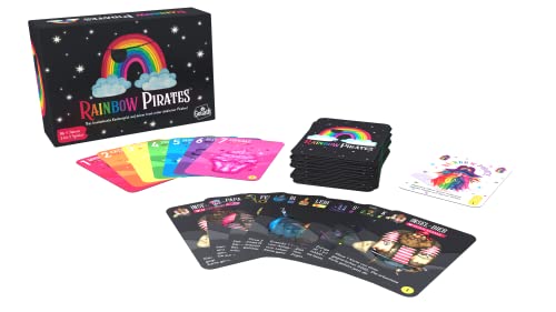 Goliath Rainbow Pirates, Juegos de Cartas a Partir de 7 años, Juegos de Mesa para 2 a 5 Jugadores