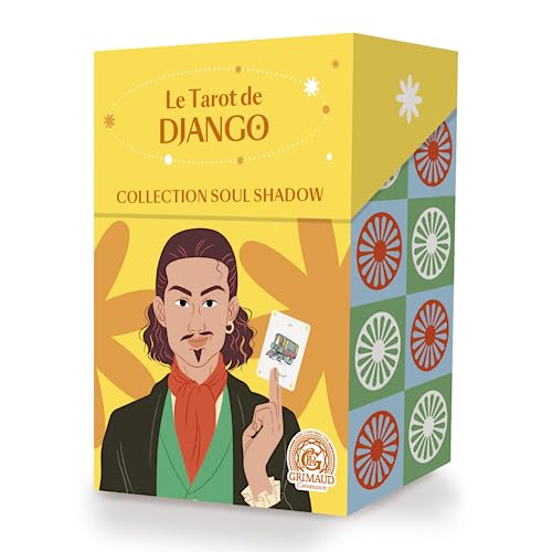 Grimaud Tarot de Django – Colección Soul Shadow 2 Cartomancie – Fabricado en Francia (Bicycle 10033437)