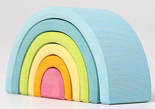 Grimm's Spiel und Holz Design Pequeño arco iris pastel