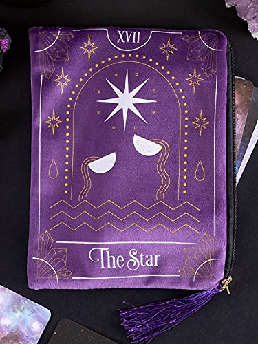 Grindstore FT_54330 Bolsa con Cremallera | La Tarjeta del Tarot Estrella | 1 ud. 26g, Multicolor