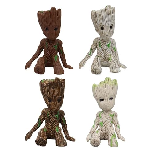 Groot Figura de Acción de la Película Clásica, Figuras de Acción Groot para Coleccionar y Jugar - Perfecto como Regalo Soy Groot Decoración