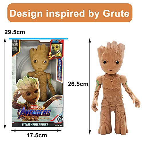 Groot Figura de acción de la película clásica para coleccionar y Jugar - Perfecto como Regalo - Soy Groot decoración