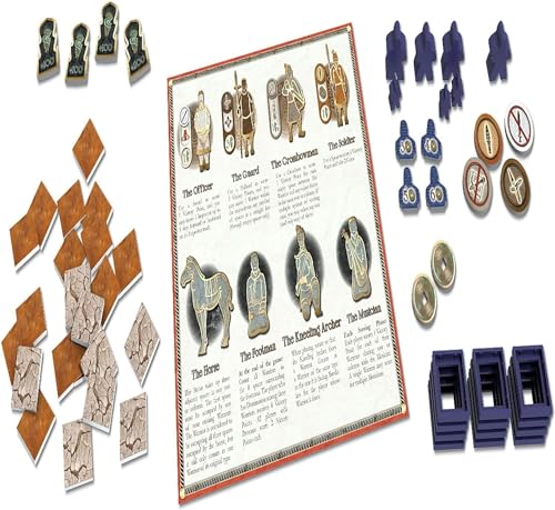 GTS Distribution Terracotta Army - Juego de mesa de estrategia Imperio antiguo, edades 14+, 1-4 jugadores, 90-120 minutos