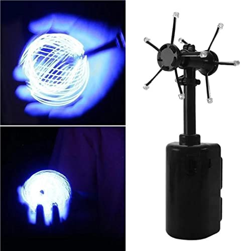 Guangcailun Bolas de Flash LED, píldora giratoria Luminosa, Equipo Paranormal Alimentado por Ajustable, generador Recargable