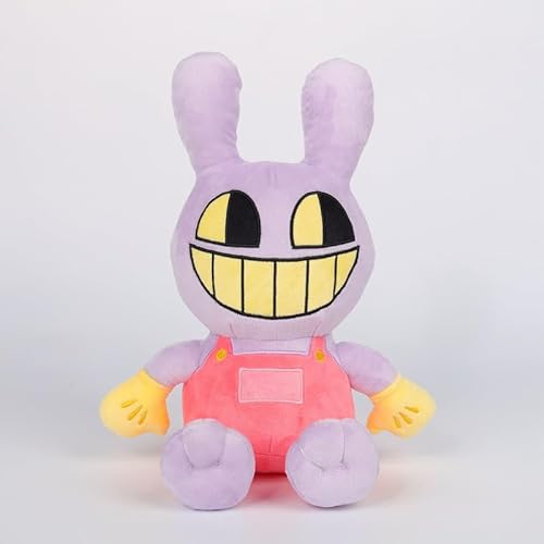 GUUIESMU Digital Circus Plush,Pomni Plushies Toy, Ponni and Jax Plush,Soft Stuffed Anime Pony Plush Dolls, Pomni and Jax Plushies Toy for Fans Gift (A+B)