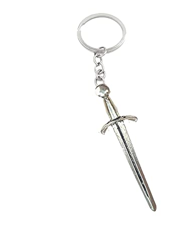 H3 Arquero espada hecha de peltre inglés fino en un anillo dividido, hecho a mano con prideindetails embalado de regalo hecho a mano en sheffield