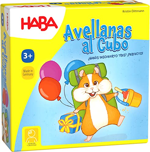 HABA 306597 - Avellanas al Cubo, Juego Infantil de Mesa de Memoria. Más 3 años