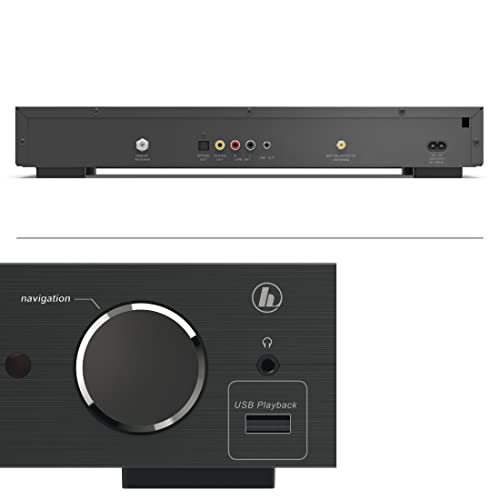 Hama- HiFi-Tuner DIT2006BT Dab+/Internetradio, Black Radios, MP3 y Reproductores de CD, Multicolor (634062)