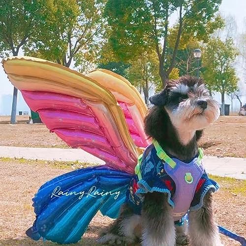 HANDIFEI Lindo Disfraz de Halloween ala Hada y Mariposa Globo de Aluminio para Mascota Perro Gato Puesto Vendedor Ambulante Venta al por Mayor