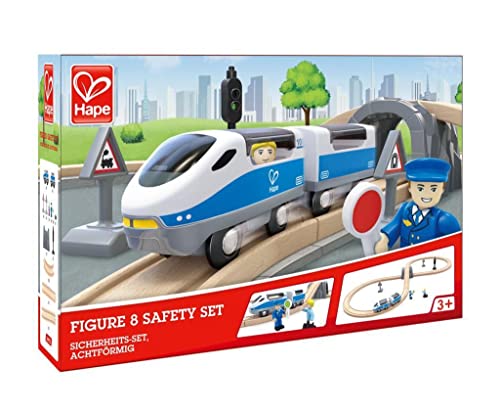 Hape E3729 Wooden Passenger Train Set - Figure of 8