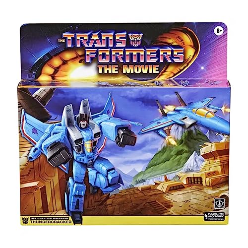 Hasbro Figura Transformers G1 Thundercracker Retro - Figura Transformers G1 - Coleccion Transformers, Licencia Oficial