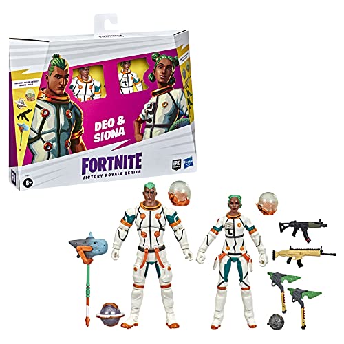 Hasbro Fortnite Victory Royale Series Desodorante y Siona Battle Royale Pack de 15 cm, Figuras coleccionables, a Partir de 8 años