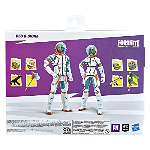 Hasbro Fortnite Victory Royale Series Desodorante y Siona Battle Royale Pack de 15 cm, Figuras coleccionables, a Partir de 8 años