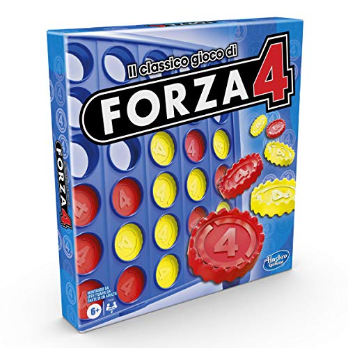 Hasbro Gaming - Fuerza 4, Juego en Caja, versión 2020 en Italiano, para niños a Partir de 6 años