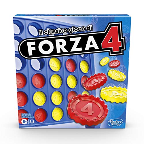 Hasbro Gaming - Fuerza 4, Juego en Caja, versión 2020 en Italiano, para niños a Partir de 6 años