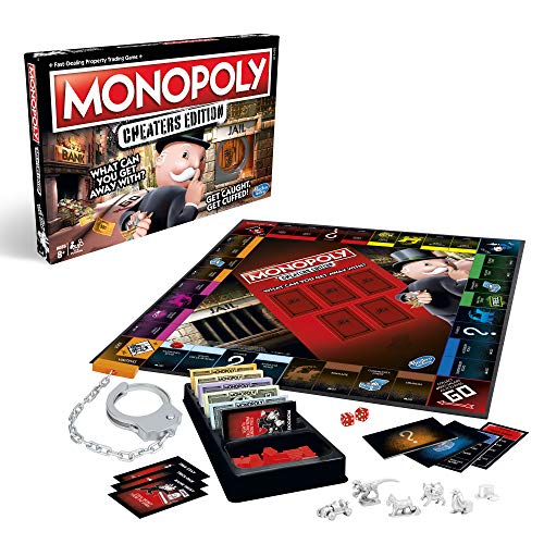 Hasbro Gaming Juego Monopoly: Juego de Mesa Edición de tramposos a Partir de 8 años