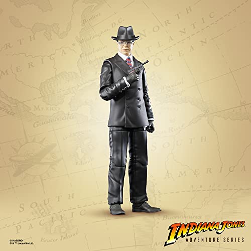 Hasbro Indiana Jones en Busca del Arca perdida - Juguete del Agente Arnold Toht de la línea Adventure Series - Figuras de acción Indiana Jones de 15 cm - a Partir de 4 años, F6061