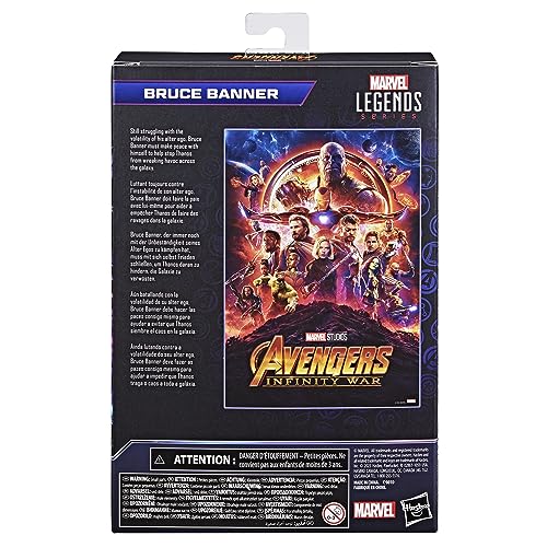 Hasbro Marvel Legends Series, Bruce Banner, Action Figure Marvel Legends inspiradas en la película Avengers: Infinity War, 15 cm