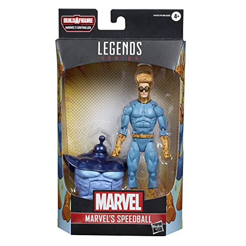 Hasbro Marvel Legends Series - Figura Coleccionable de Speedball de 15 cm - Inspirada en los cómics clásicos - 1 Pieza de Figura para armar (F4791)